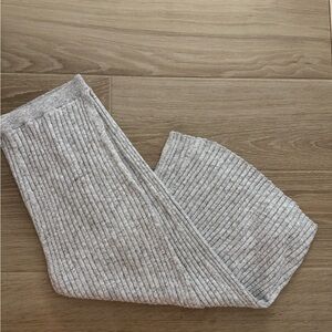 Free People Light Gray Knit Maxi Skirt